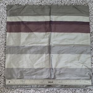 100% Raw Silk Pillow Covers 18x18 in Neutral Tones
